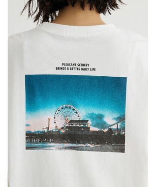 Green Parks バックフォトボックスＴシャツ Off White