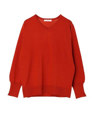 Green Parks アルガンオイル配合　Ｖネックプルオーバー Orange