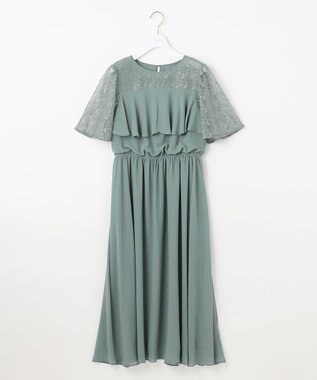 ANY SIS 【Lily Calin】ラッフルディテール ドレス ミントグリーン