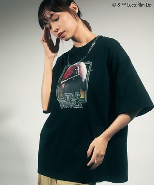 Green Parks ＳＴＡＲ　ＷＡＲＳ／グラフィック半袖ＢＩＧＴＥＥ Black