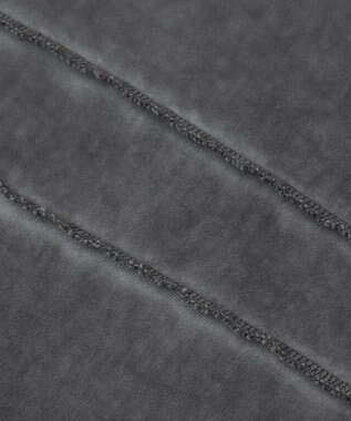 WEGO 【ユニセックス着用ITEM/MLサイズ展開】コールドダイスウィッチングロゴノースリーブ スミクロ