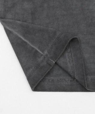 WEGO 【ユニセックス着用ITEM/MLサイズ展開】コールドダイスウィッチングロゴノースリーブ スミクロ