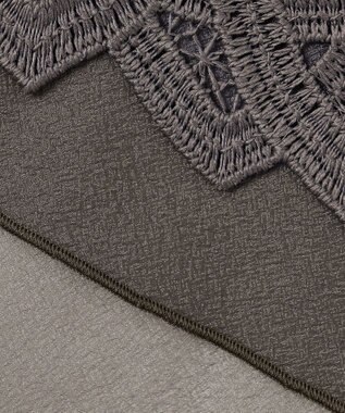 23区 【洗える】ジオメトリックレース Iライン スカート ブラウン系