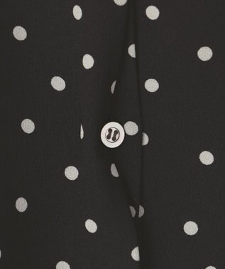 組曲 ドットジョーゼットプリント ブラウス ブラック系5