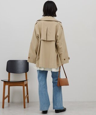 AMERICAN HOLIC 【先行予約】ショートトレンチコート Beige