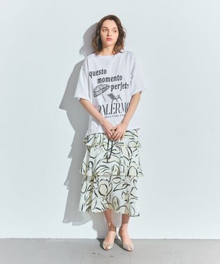 GRACE CONTINENTAL リゾートビーチTシャツ ホワイト