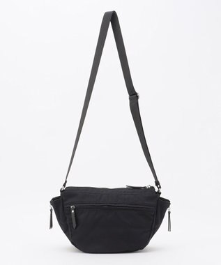 LA BAGAGERIE 【MONICA】サイドジップミニショルダーバッグ ブラック