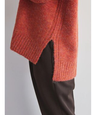 AMERICAN HOLIC ＭｉｘヤーンＶネックニットプルオーバー Orange