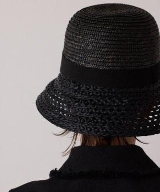 GRACE CONTINENTAL Ferrucio Vecchi ブラックハット ブラック