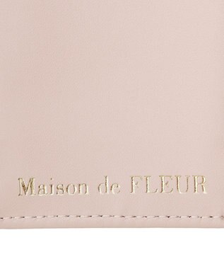 Maison de FLEUR Ｆチャームリボンウォレット Light Pink