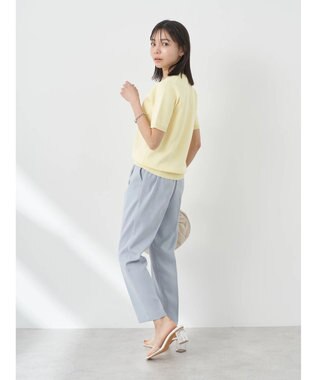 earth music&ecology 接触冷感テーパードパンツ Light Gray