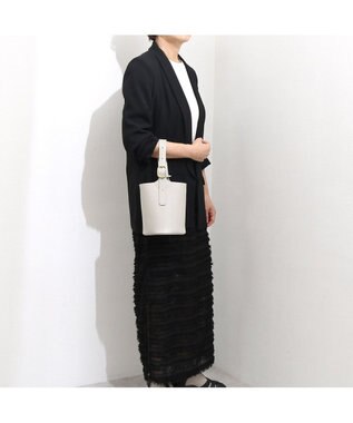 UNBILLION カシュカシュ cachecache / バックルワンハンドル2wayショルダー ライトグレー