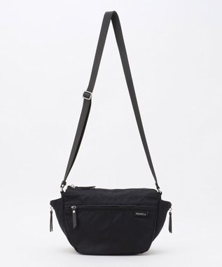 LA BAGAGERIE 【MONICA】サイドジップミニショルダーバッグ ブラック