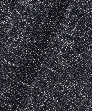 BEIGE， TRIPHANE / ハイウエストツイードタックパンツ Navy Mix