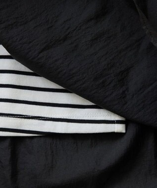 Green Parks シャーリングドッキングプルオーバー Black