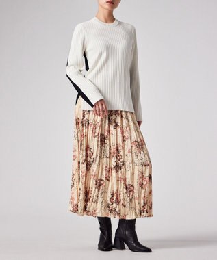 Paul Smith バイカラー スリット ニット オフホワイト