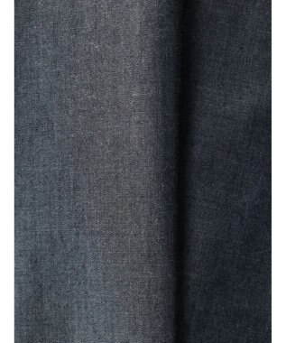 earth music&ecology スタンドフリルシャツ Blue