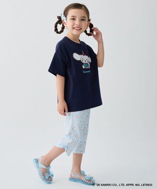 ANY KIDS 【サンリオキャラクターズ×ANY KIDS】ひんやり ファンシーレギンス シナモロール×サックスブルー