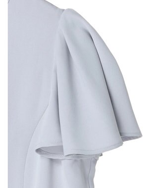 earth music&ecology ラッフルブラウス Light Gray