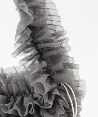 LA BAGAGERIE 【MONICA】シアーチュールドロストバッグ グレー