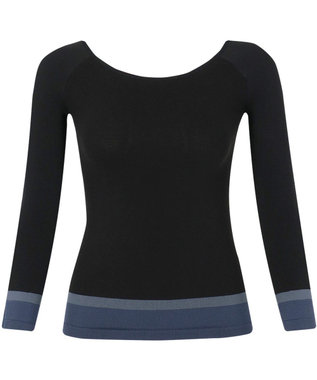 WACOAL あったかインナー よく伸びる生地 袖丈調節可能(7分袖~9分袖) 保温性(身生地) 9分袖 長袖 【360°ラクストレッチ】 レディース CLD371 /ワコール ダークブラウン