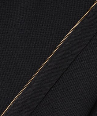 UNFILO L スゴ機能美ニット スリーブレスブルゾン ブラック