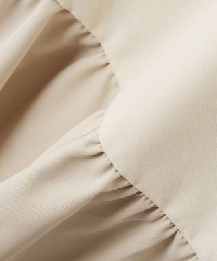 YECCA VECCA 【2点SET】バックフリルデザインセットアップ Ivory