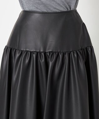 NAVE 【Nave】ヴィーガンレザー スカート ブラック系