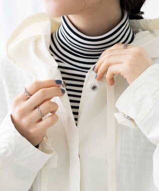 WEGO ナイロンスノーパーカー オフホワイト