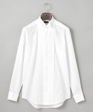 GOTAIRIKU 【WEAR BLACK】ブザム比翼ウィングカラー ドレスシャツ ホワイト系