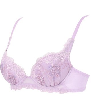 WACOAL 【まるむねブラ】 ブラジャー 脇から寄せ胸 丸胸シルエット レディース BED005 /ワコール ピンク