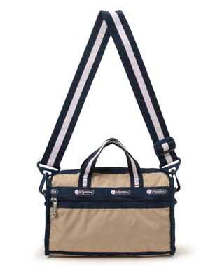 LeSportsac MINI DUFFEL CROSSBODY/スペクテイターボーン/ネイビー スペクテイターボーン/ネイビー