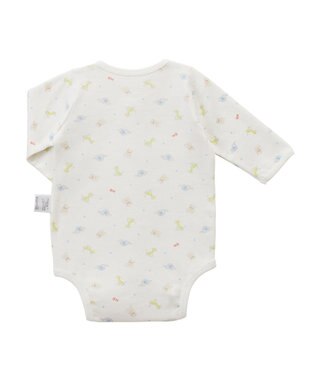 MIKI HOUSE HOT BISCUITS 【60-70cm】 長袖ボディシャツ(前開き) マルチカラー