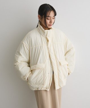 CRAFT STANDARD BOUTIQUE ライト中綿ビッグブルゾン Ivory