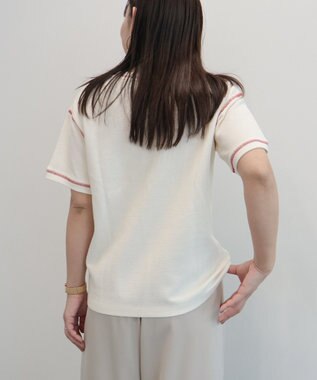 AMERICAN HOLIC 【RUSSELL】ワッフルガゼットTシャツ Ivory
