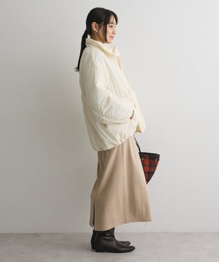 CRAFT STANDARD BOUTIQUE ライト中綿ビッグブルゾン Ivory