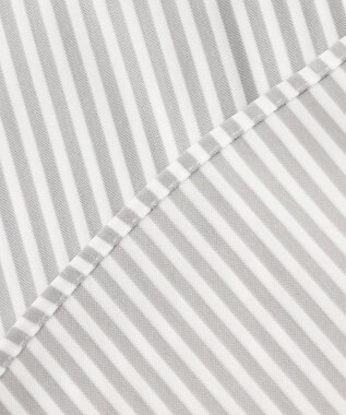 JOSEPH HOMME コンフォートクリアストライプ　レギュラーカラーシャツ ライトグレー系1