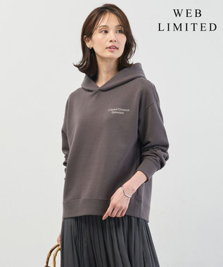 J.PRESS LADIES S 【WEB限定】ロゴ裏毛 パーカー