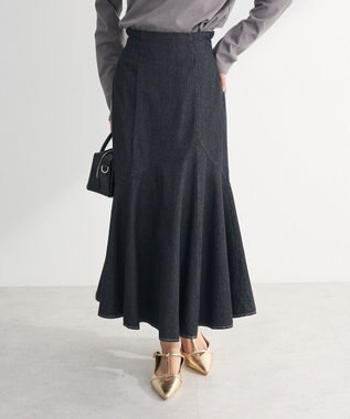 Green Parks ・ＥＬＥＮＣＡＲＥ　ＤＵＥ　デニムマーメイドスカート Black