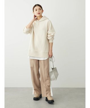 Green Parks 裏起毛パーカー Light Beige