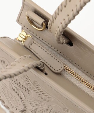 GRACE CONTINENTAL Mini satchel グレージュ