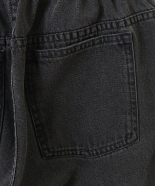 Green Parks ・ＤＯＵＢＬＥ　ＦＬＡＧＳ　サイドリボン刺繍デニ Black