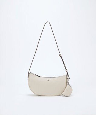 TOPKAPI 【Breath TOPKAPI】シュリンクレザー ハーフムーン ショルダーバッグ / チャーム付き オフ