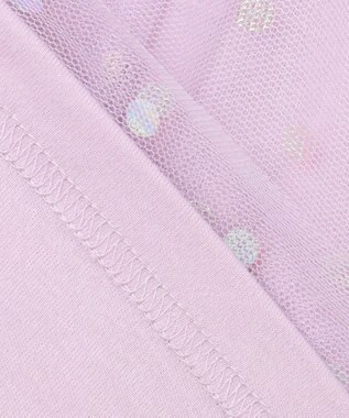 ANY KIDS トゥシューズバックシャン長袖Tシャツ ラベンダー