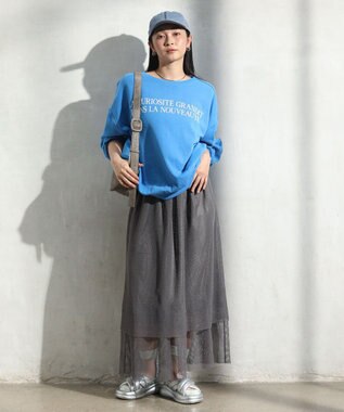 Green Parks ｅｖｅｒｙ　ｗａｌｋ．カラーデニムロゴキャップ Blue