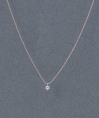  〈金属アレルギー対応〉スターリービジューネックレス 一粒石/定番