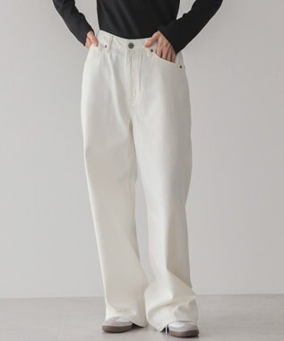 AMERICAN HOLIC ワイドデニム White
