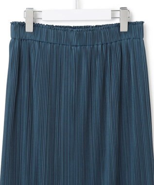 23区 S 【SLOW/一部店舗限定】トリコットプリーツ Iライン スカート ダルブルー系