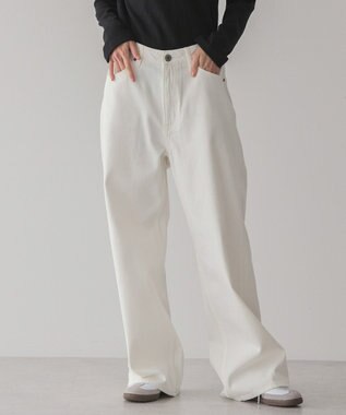 AMERICAN HOLIC ワイドデニム White