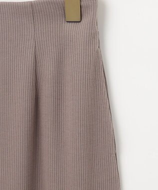 組曲 S 【WEB限定】ストライプジャガード タイトスカート カーキ系